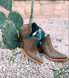 Ariat Dixon- Brown with Turquoise Stitching