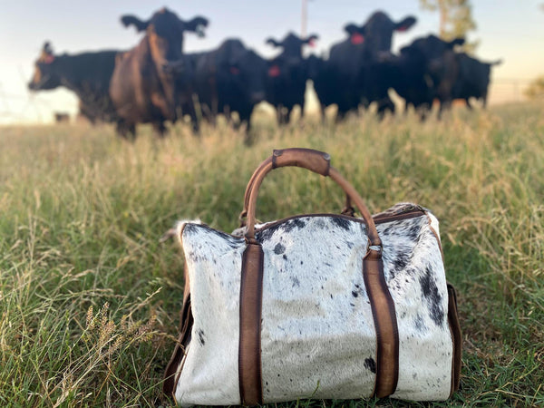 STS Cowhide Duffle Bag – Western Legacy Trading Co.