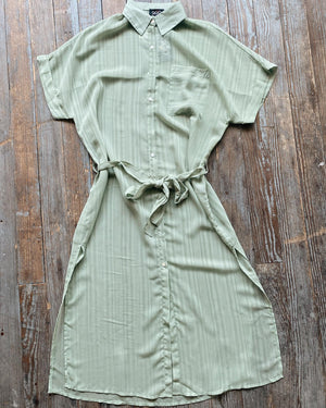 Sage Collared Duster