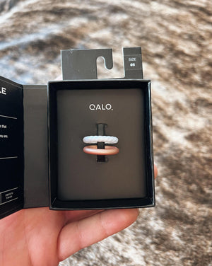 Qalo Metallic Duo Stackable Ring Set