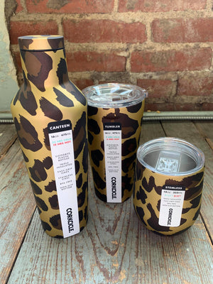 Corkcicle Luxe Leopard