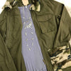 Olive Jacket with Camo