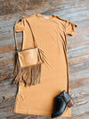 Midi Tshirt Dress- 3 colors