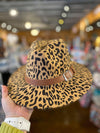 Leopard Felt Hat