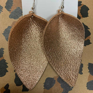 Leather Jojo earrings