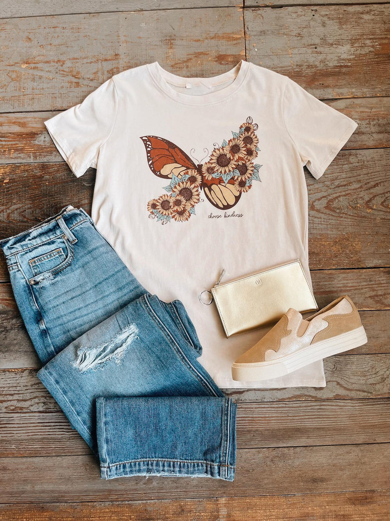 Sand Butterfly Graphic Tshirt