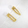Gold flake acrylic hair clip set - Ariel's Promise