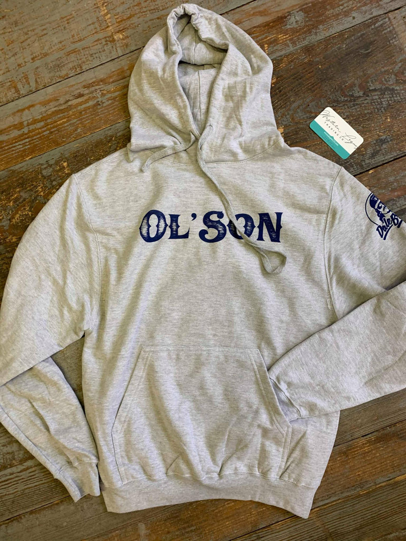 Ol' Son Navy and Grey hoodie