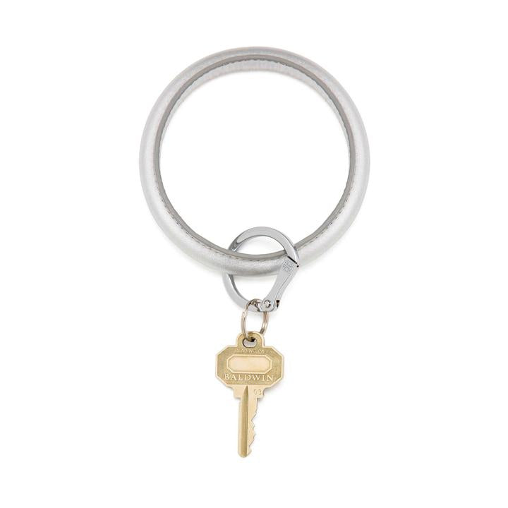 Oventure Big O Leather Key Ring - Solid Gold Rush Croc