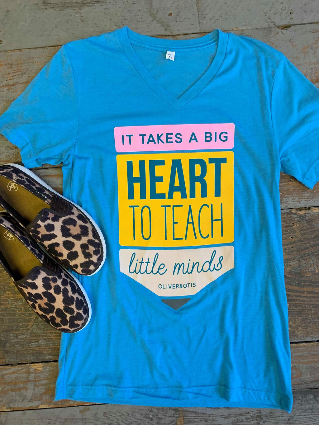 Teaching is a work of Heart-Big Hearts/Little Minds tshirt