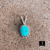 SM Genuine Turquoise and Sterling Pendants