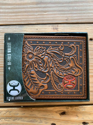 1989138W1 Red Logo Bi-Fold Wallet