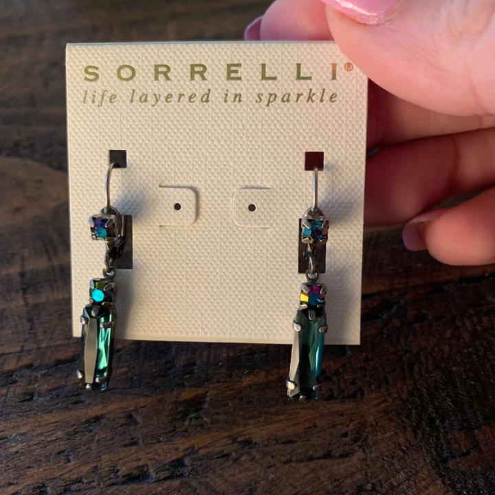 Sorrelli Drop Emerald Earring