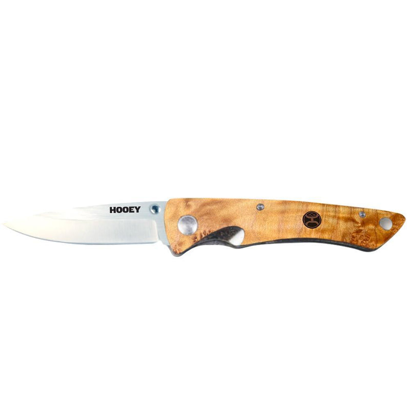 Hooey Maple Burl Liner Knife