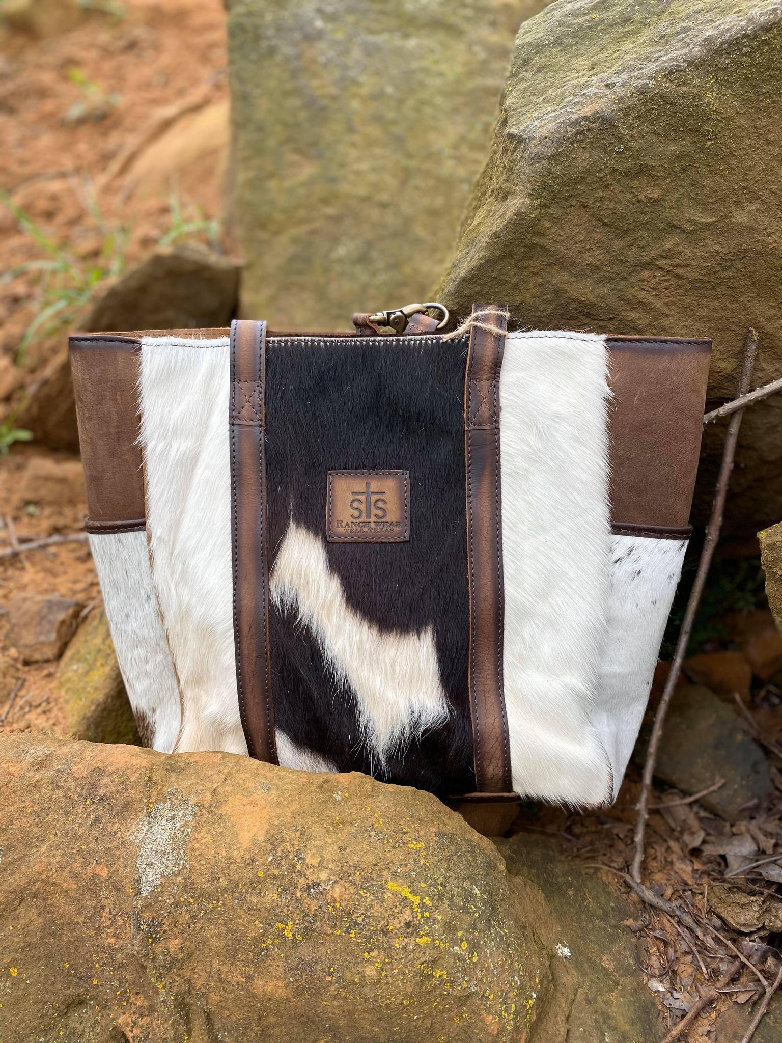 StS Ranchwear Classic Cowhide Collection Trinity Tote – Rocky Top Holsters