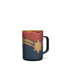 Corkcicle Captain Marvel 16 oz mug